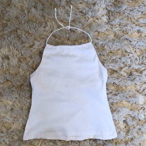 Ann Taylor LOFT - Shirt - Halter - Tie - Qt. 2 - 1 White - 1 Blue - Sz M